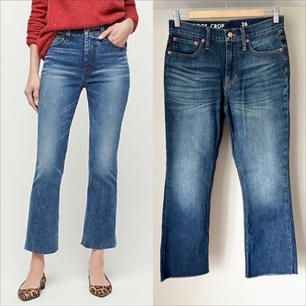 J. Crew Demi Boot Crop Jeans